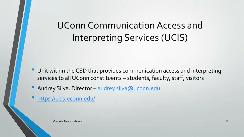 uconn communication access and interpreting