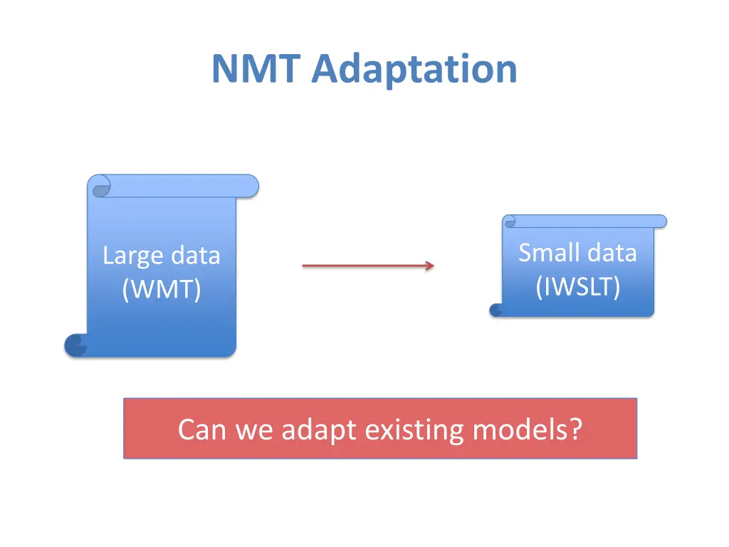 nmt adaptation