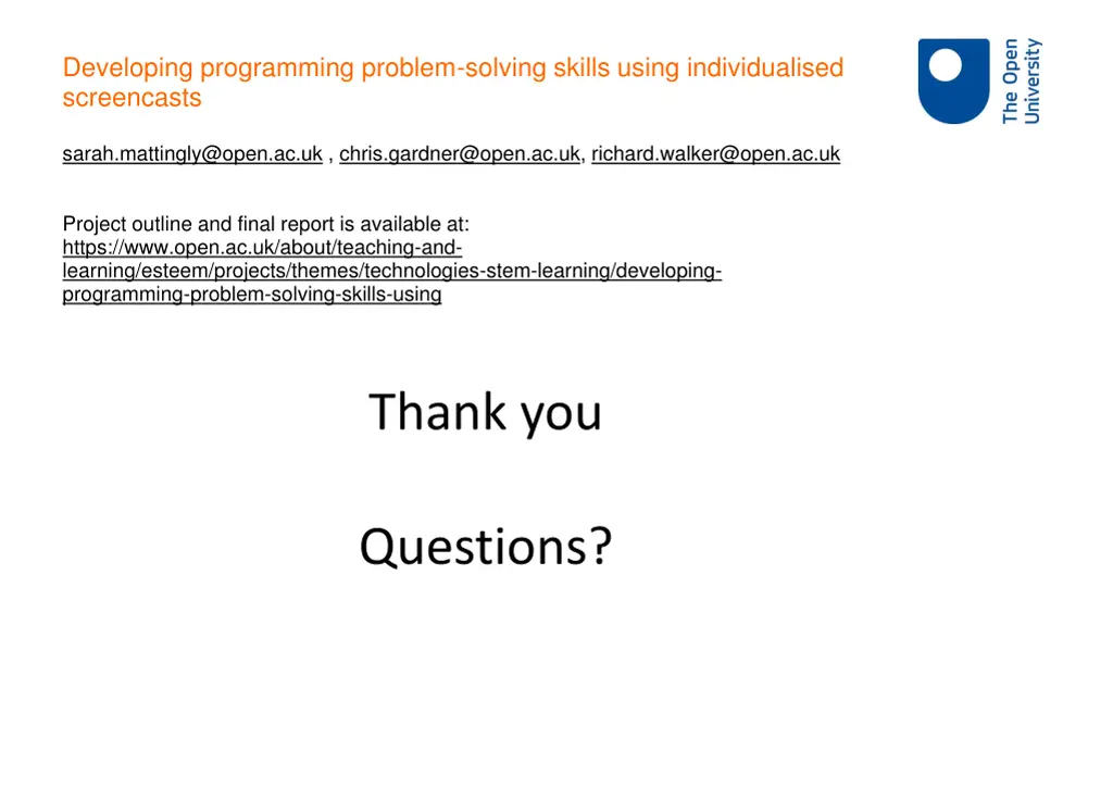 developing programming problem solving skills 1