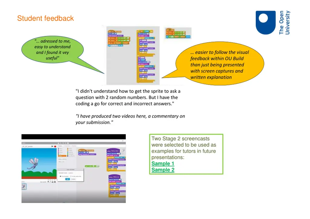 student feedback