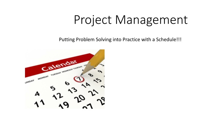 project management