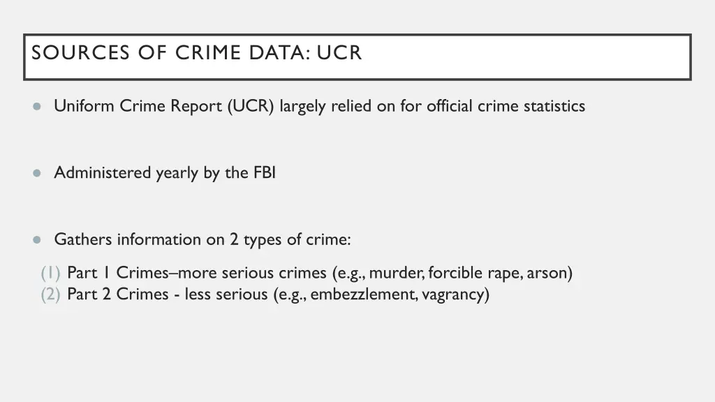 sources of crime data ucr