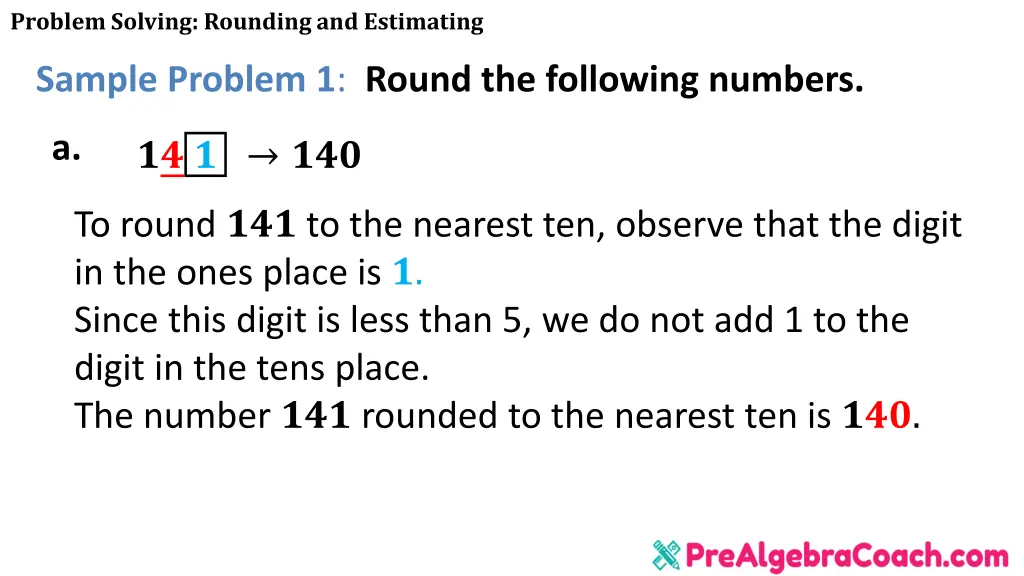 problem solving rounding and estimating 5