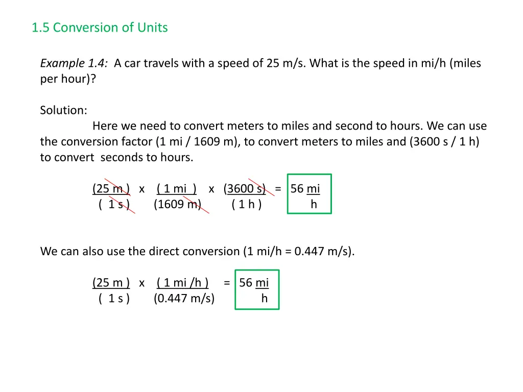 1 5 conversion of units 1