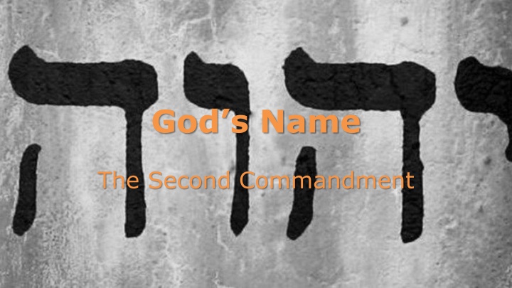 god s name