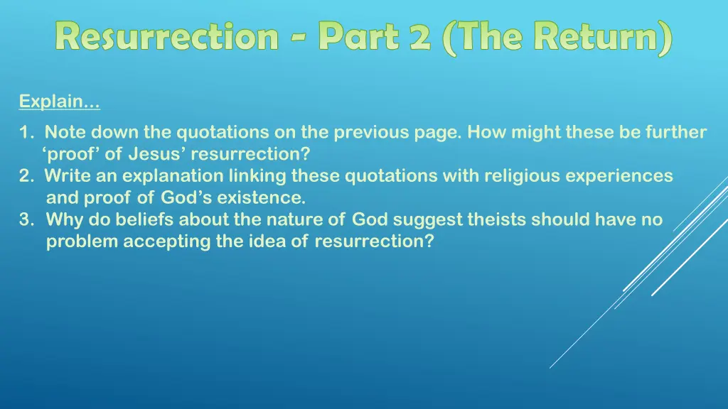 resurrection part 2 the return 1