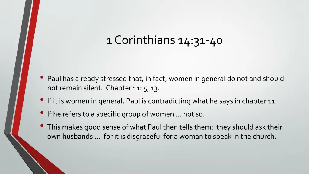 1 corinthians 14 31 40 5