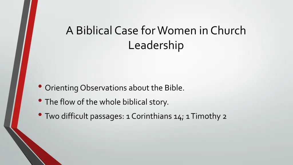 a biblical case for women in church leadership 1