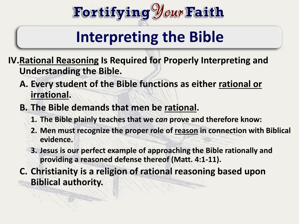 interpreting the bible 5