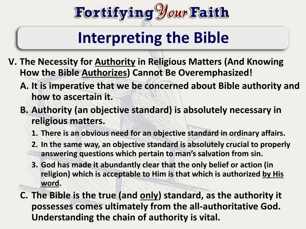 interpreting the bible 6