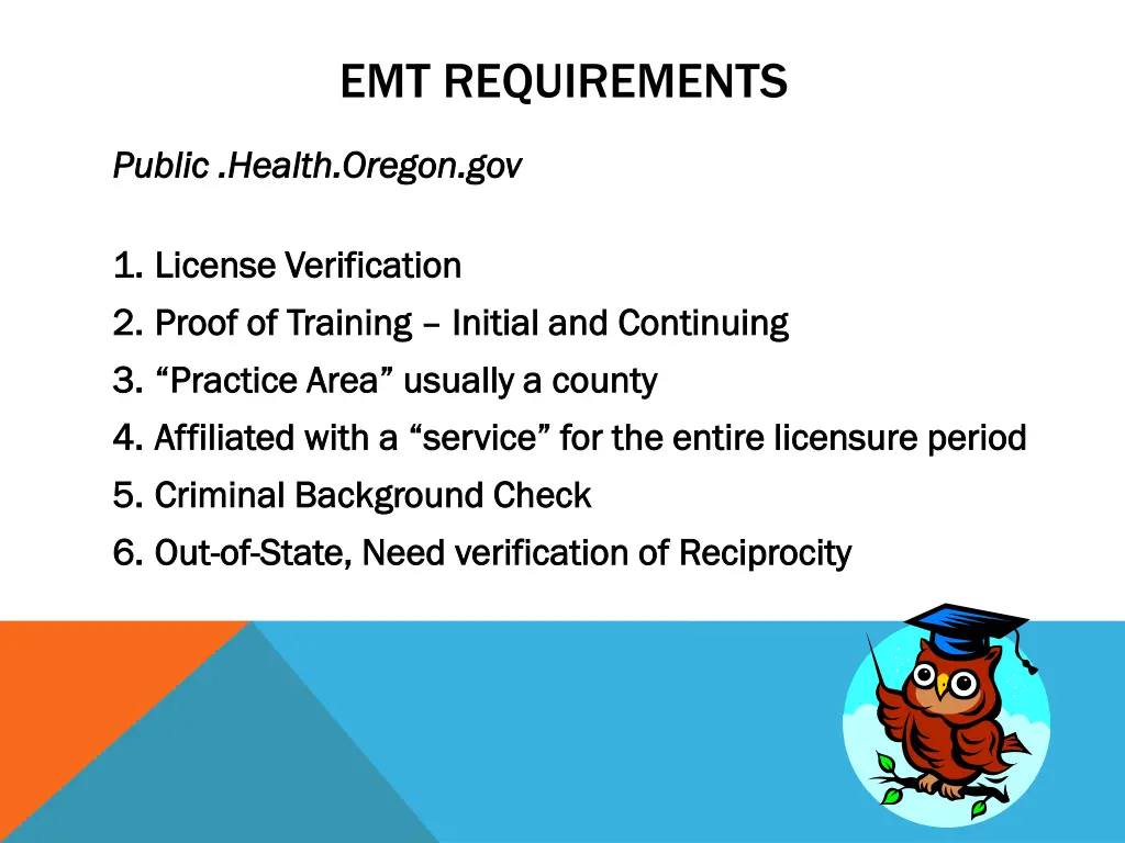 emt requirements