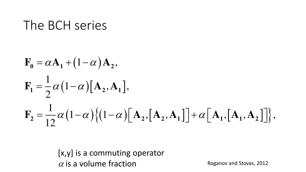 the bch series 1