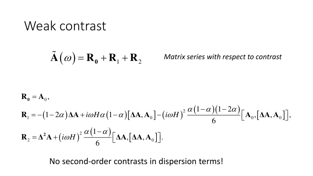 weak contrast 1