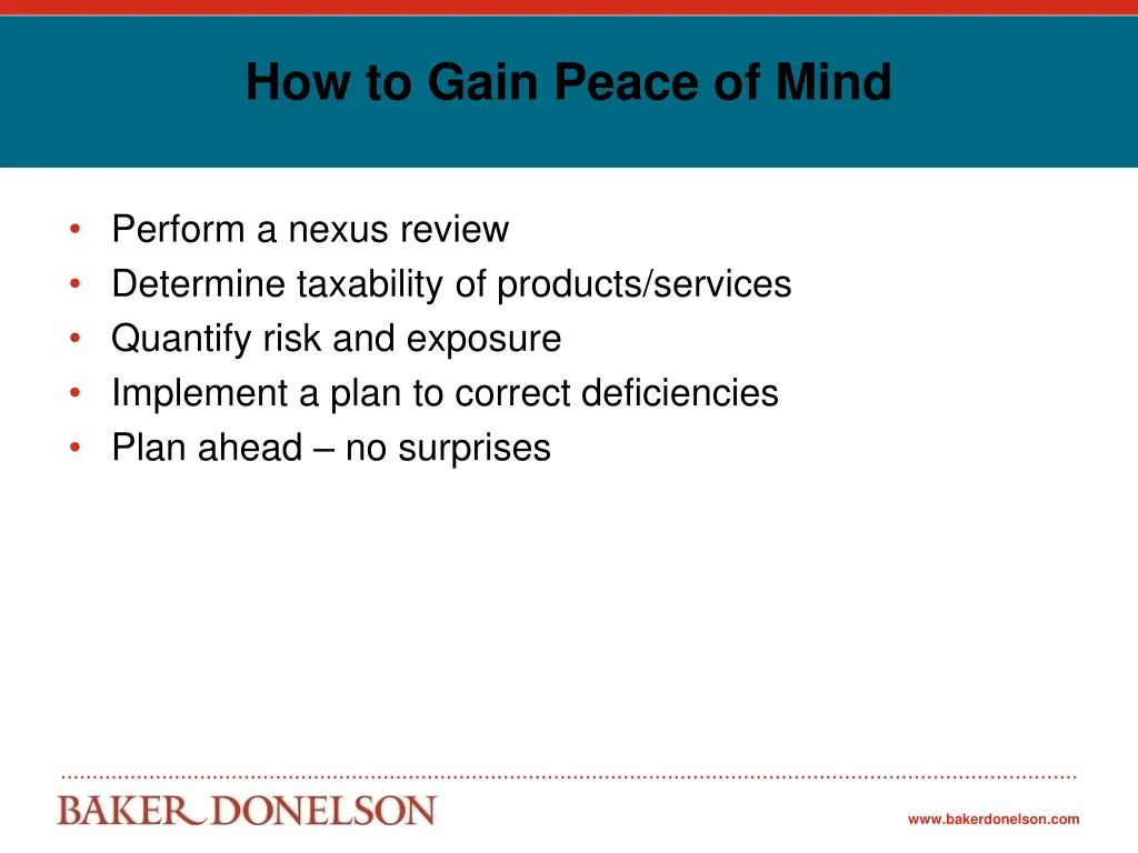 how to gain peace of mind