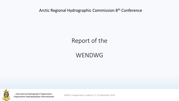 arctic regional hydrographic commission
