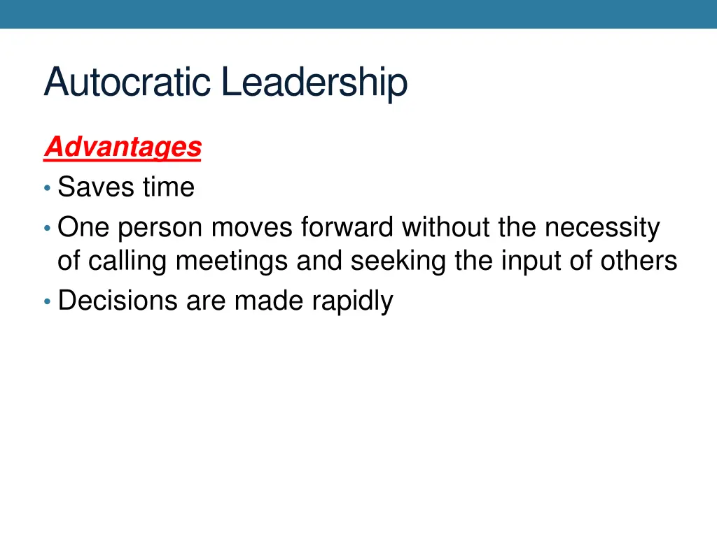 autocratic leadership 4