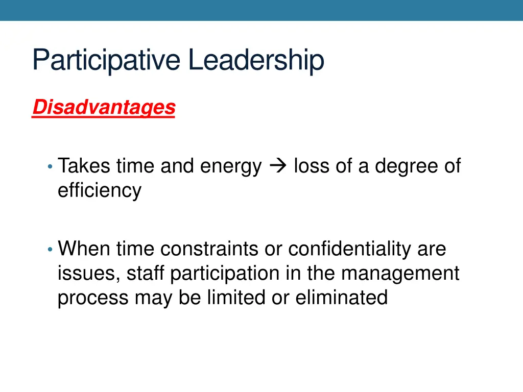 participative leadership 3