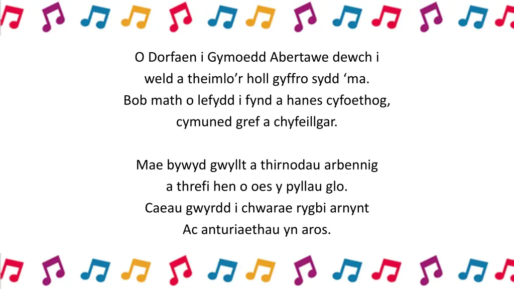 o dorfaen i gymoedd abertawe dewch i weld
