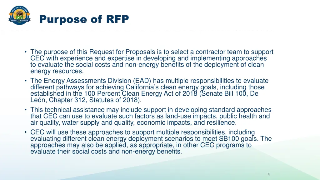 purpose of rfp
