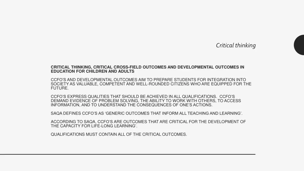 critical thinking 2