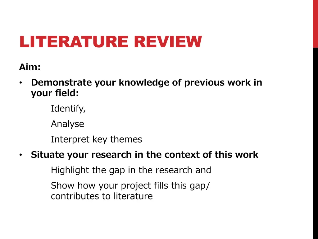 literature review