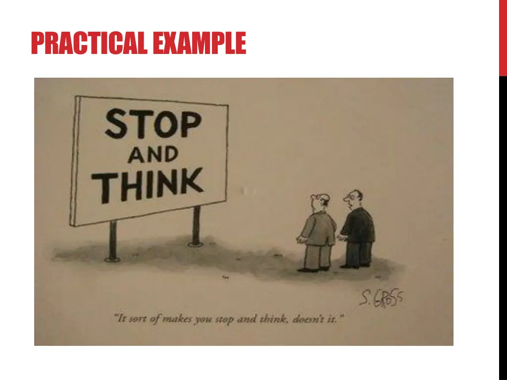 practical example