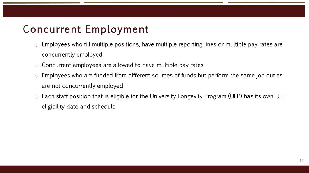 concurrent employment concurrent employment