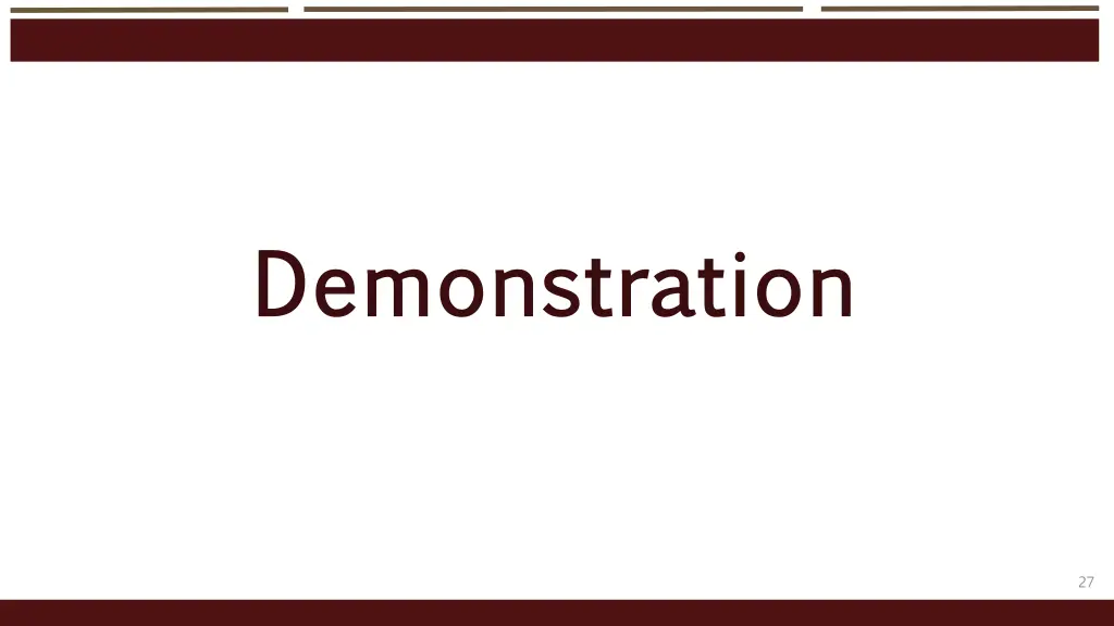 demonstration demonstration