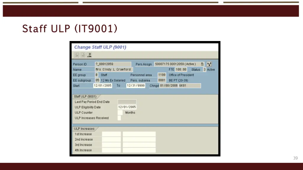 staff ulp it9001 staff ulp it9001