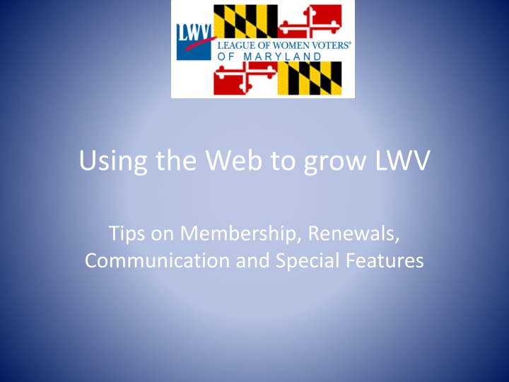 using the web to grow lwv