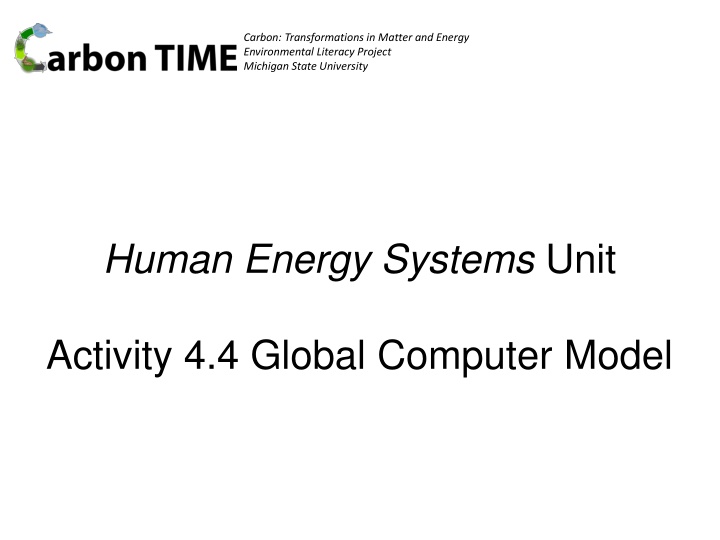carbon transformations in matter and energy