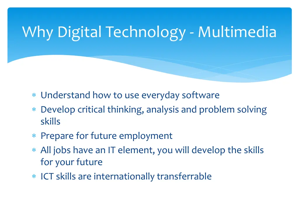 why digital technology multimedia