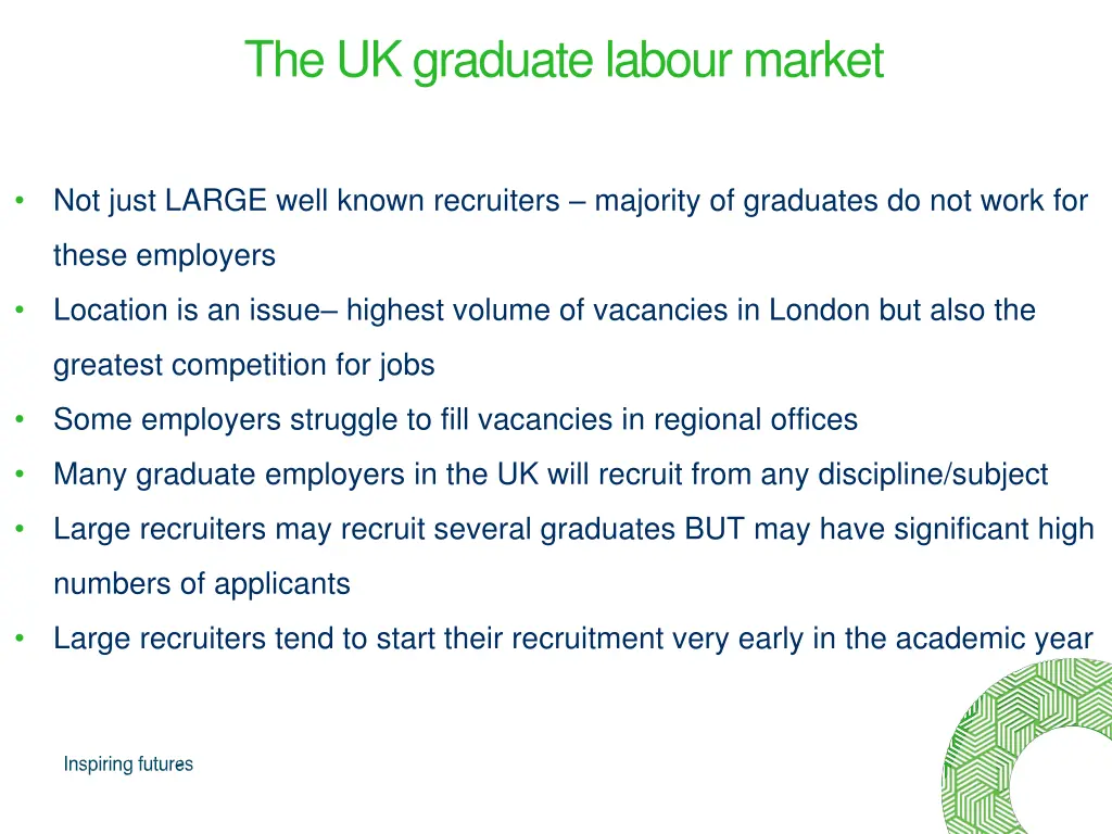 the uk graduate labour market