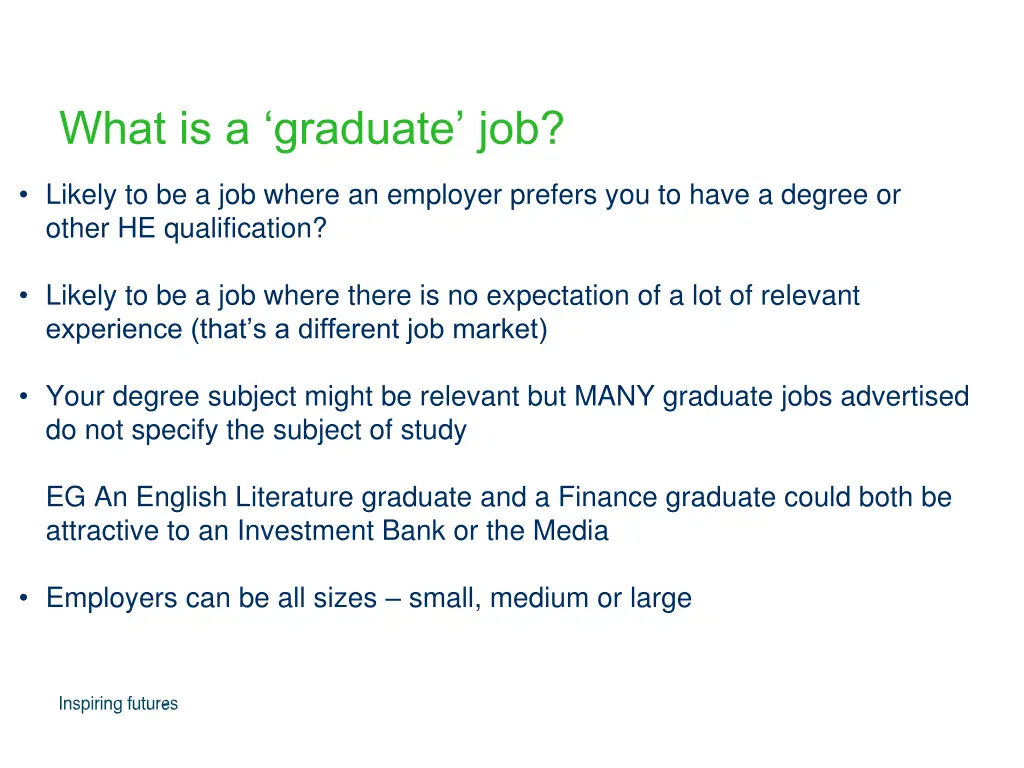 what is a graduate job
