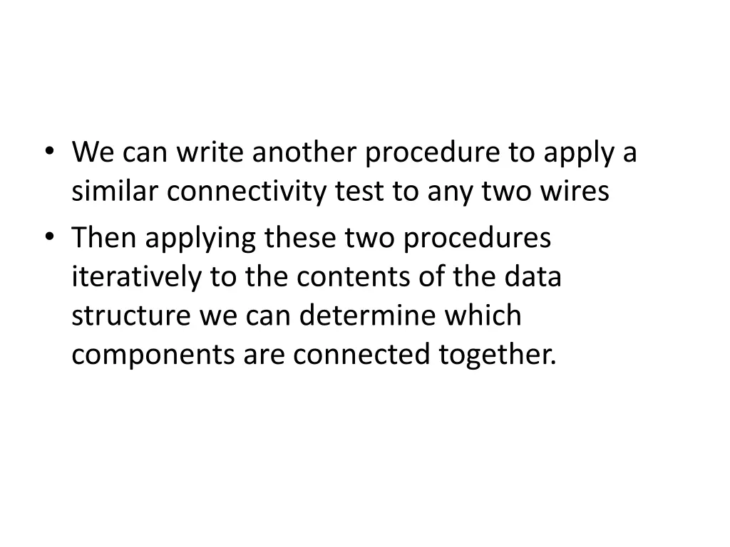 we can write another procedure to apply a similar