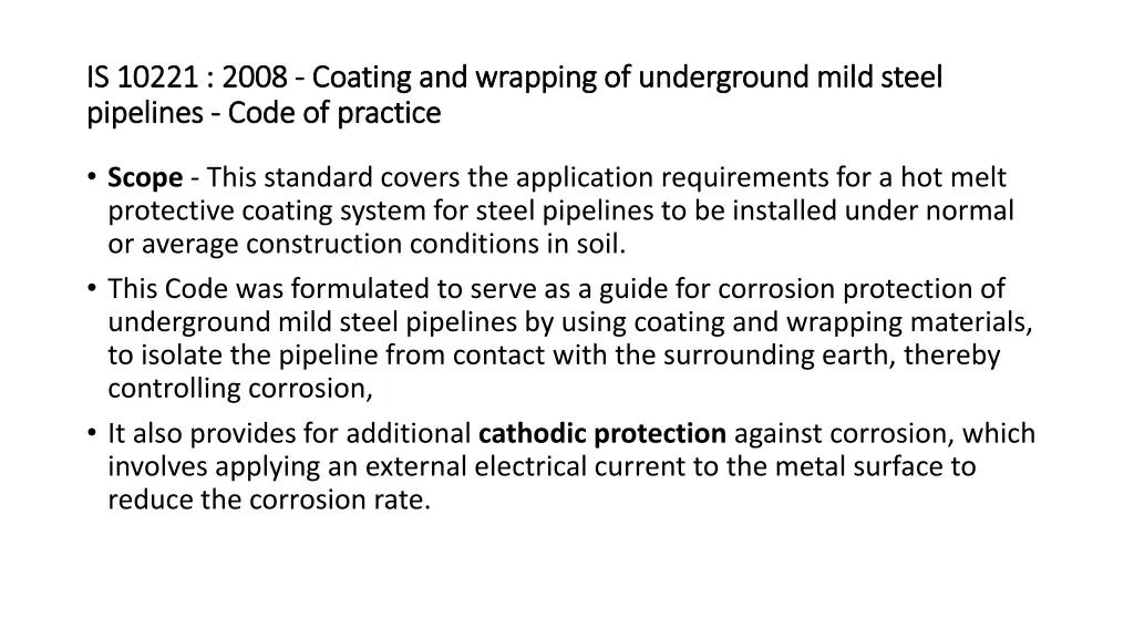 is 10221 2008 is 10221 2008 coating and wrapping