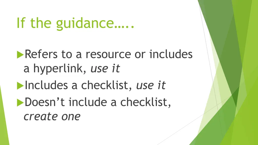 if the guidance