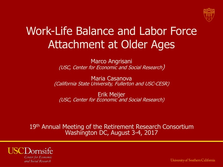 work life balance and labor force attachment