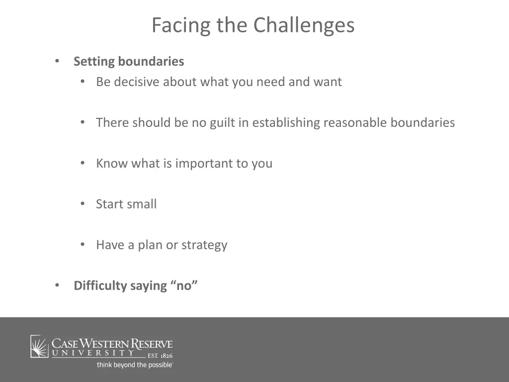 facing the challenges 3