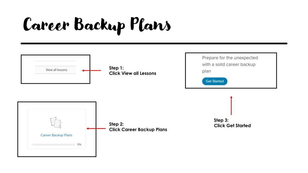 career backup plans
