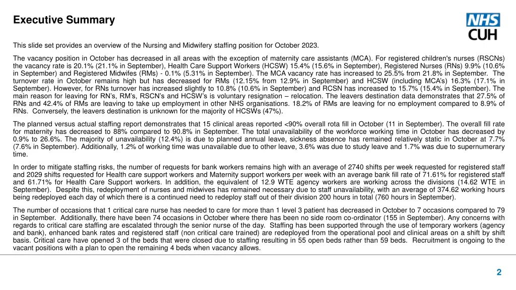 executive summary