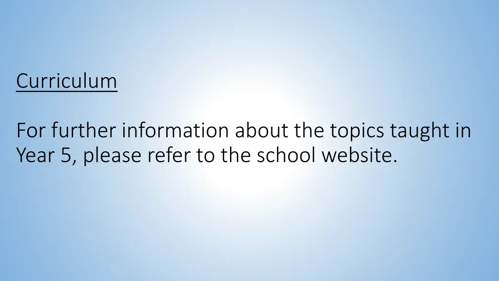 curriculum