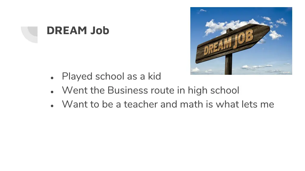 dream job
