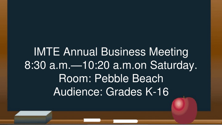 imte annual business meeting