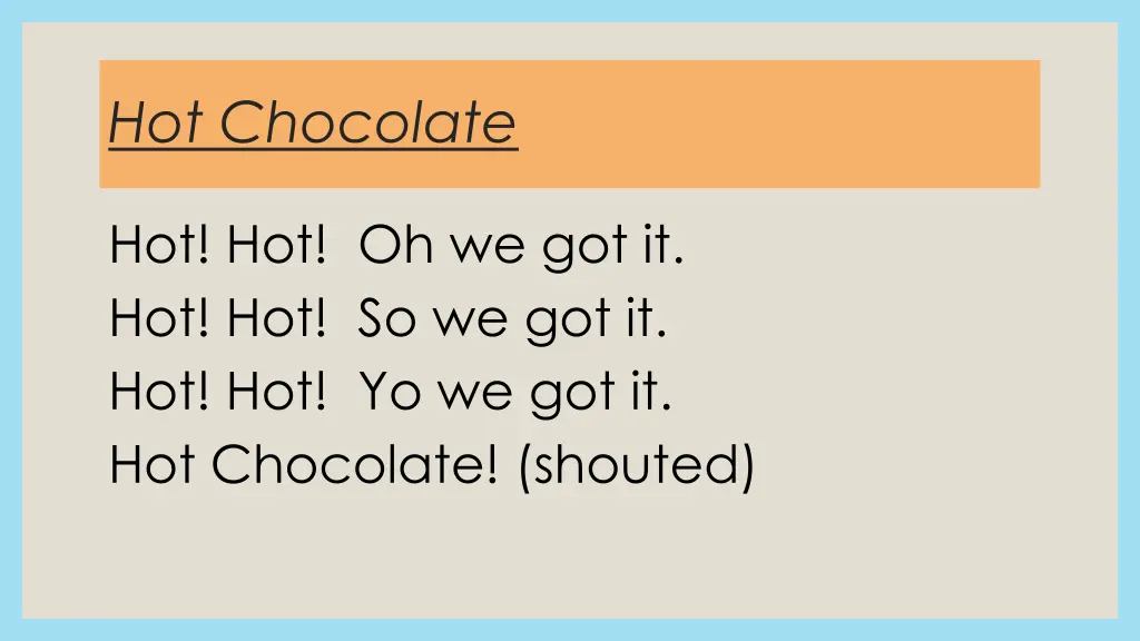 hot chocolate 1