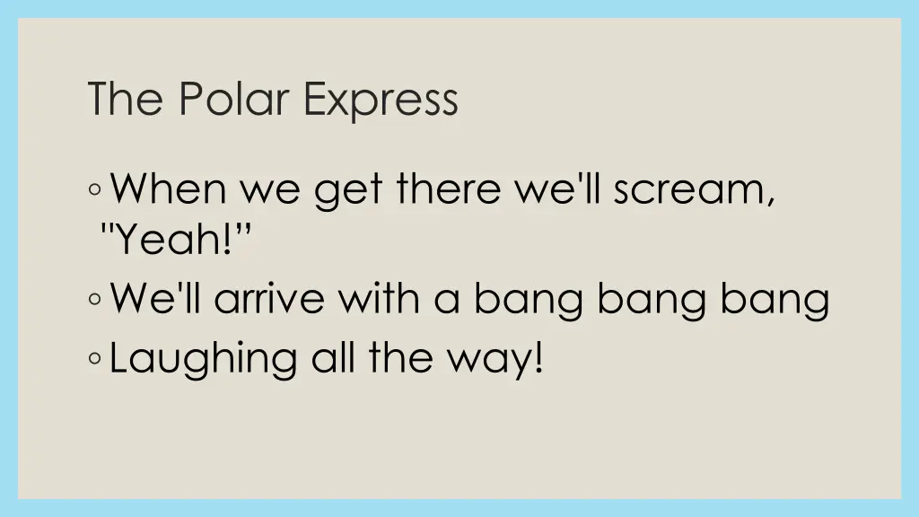 the polar express 4