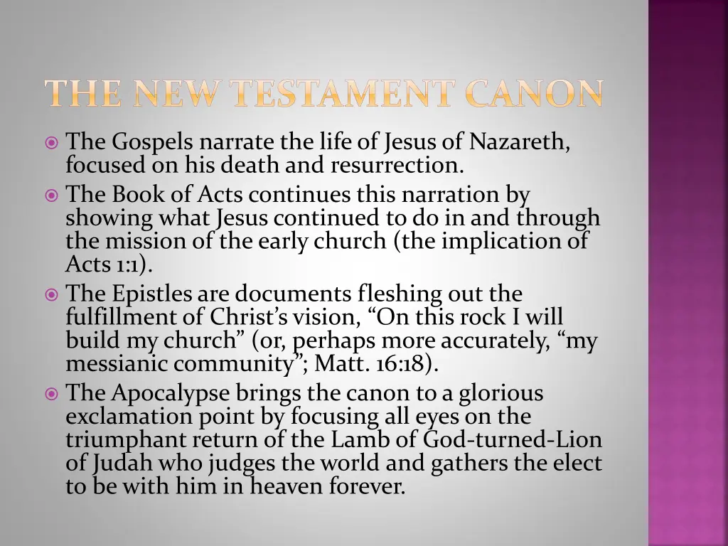 the new testament canon