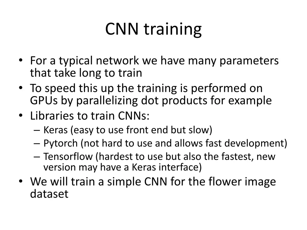 cnn training 1