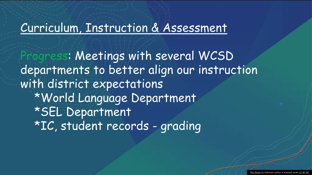 curriculum instruction assessment 1