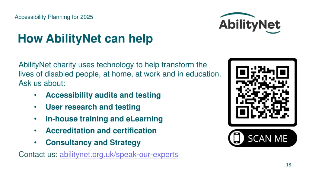 accessibility planning for 2025 12